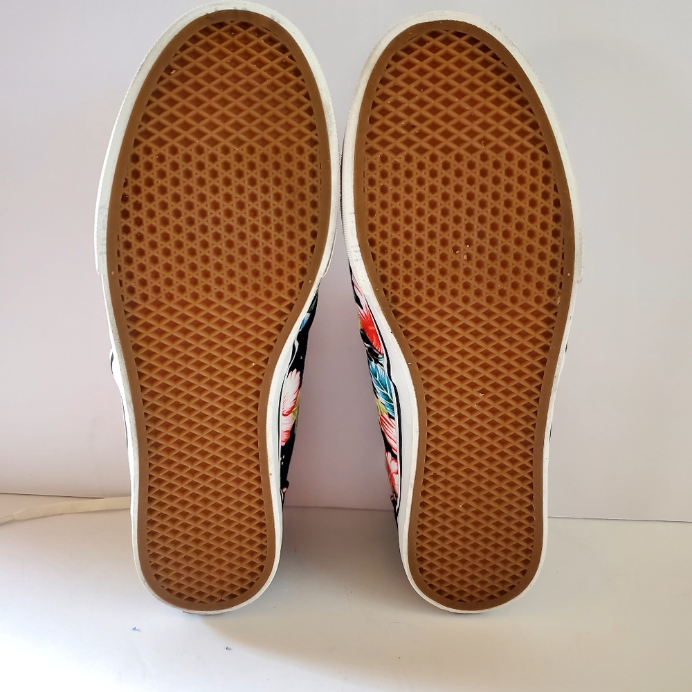 Vans Floral Canvas Sneakers Women' S Size 7 - Picture 7 of 7